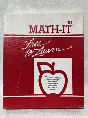MATH-IT Free to Learn Do It With Dominoes Home School Learning Curriculum 1983